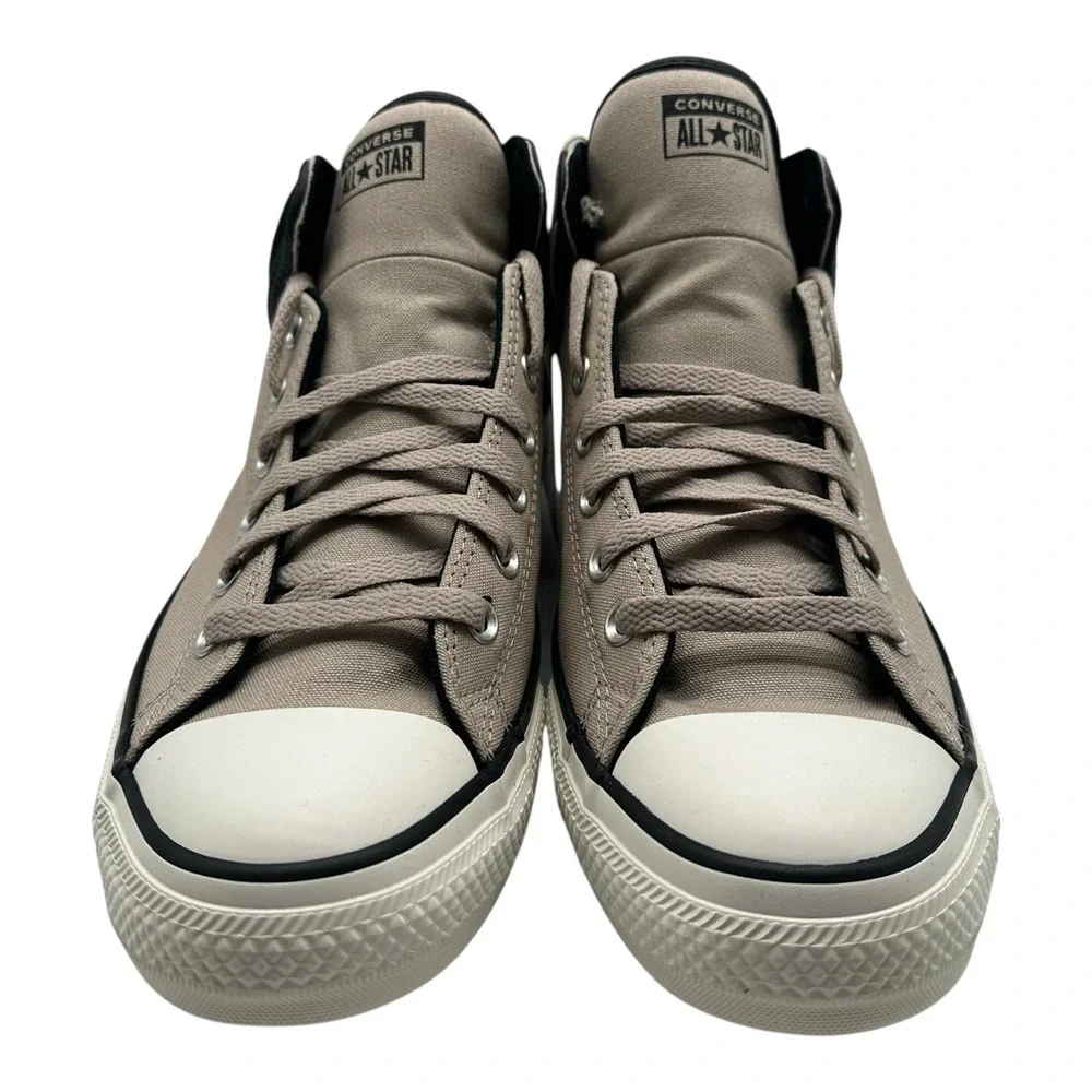 Converse CTAS High Street Mid Shoes Mens Sz 9 Papyrus/Black Sneakers‎ A14294C